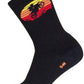 SockGuy Moto Crew Socks - 6 inch, Black/Multi, Small/Medium