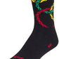 SockGuy Connected Crew Socks - 6 inch, Black/Multi, Large/X-Large