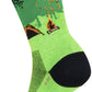 SockGuy Off the Grid Crew Socks - 6 inch, Green/Black/Brown, Large/X-Large