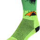 SockGuy Off the Grid Crew Socks - 6 inch, Green/Black/Brown, Large/X-Large