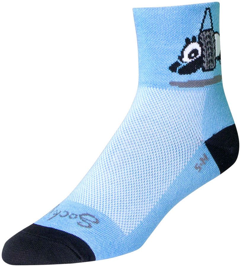SockGuy Humpday Classic Socks - 3 inch, Blue/Multi, Small/Medium