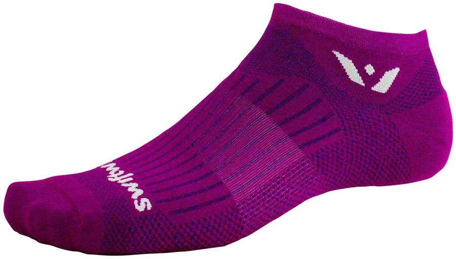 Swiftwick Aspire Zero Socks - No Show, Orchid, Large