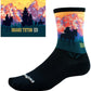 Swiftwick Vision Six Impression National Park Socks - 6 inch, Grand Teton, Small
