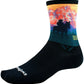 Swiftwick Vision Six Impression National Park Socks - 6 inch, Grand Teton, Large