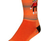 SockGuy Funky Monkey Crew Socks - 6 inch, Orange/Red/Brown, Large/X-Large