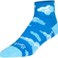 SockGuy Cloudy Classic Low Socks - 2 inch, Blue, Women's, Small/Medium