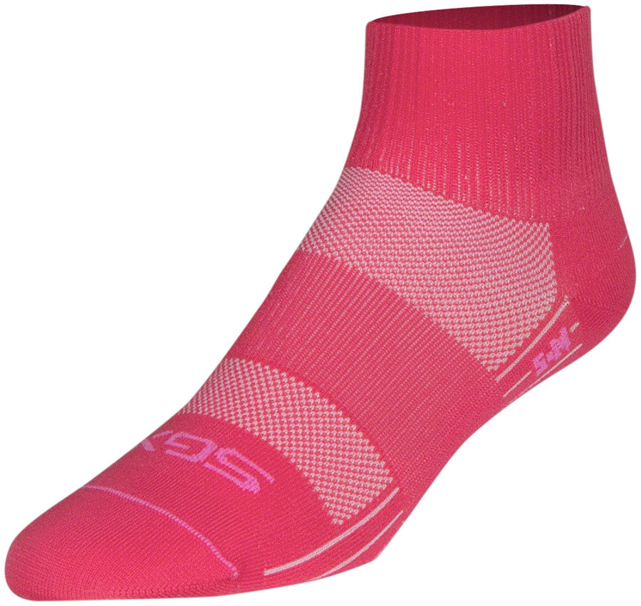 SockGuy Pink Sugar SGX Socks - 2.5 inch, Pink, Small/Medium