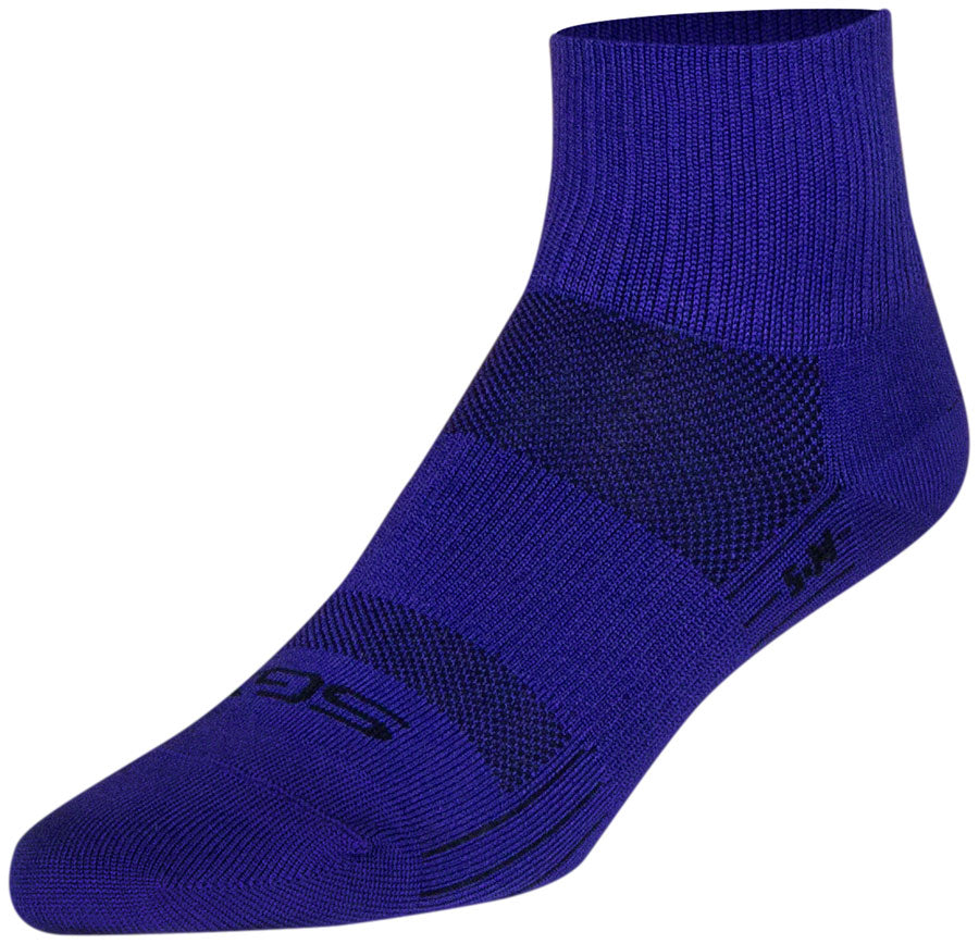 SockGuy Purple Sugar SGX Socks - 2.5 inch, Purple, Small/Medium
