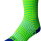 SockGuy Apple Stripes SGX Socks - 6 inch, Green, Large/X-Large