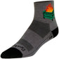 SockGuy 2020 Classic Socks - 3 inch, Gray/Black, Large/X-Large