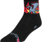 SockGuy Inferno Classic Socks - 3 inch, Black/Gray, Small/Medium