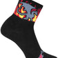 SockGuy Inferno Classic Socks - 3 inch, Black/Gray, Small/Medium