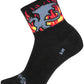 SockGuy Inferno Classic Socks - 3 inch, Black/Gray, Small/Medium