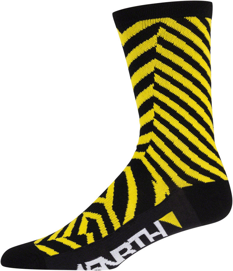 45NRTH Dazzle Lightweight Wool Socks - Yellow, Small