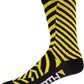 45NRTH Dazzle Lightweight Wool Socks - Yellow, Medium