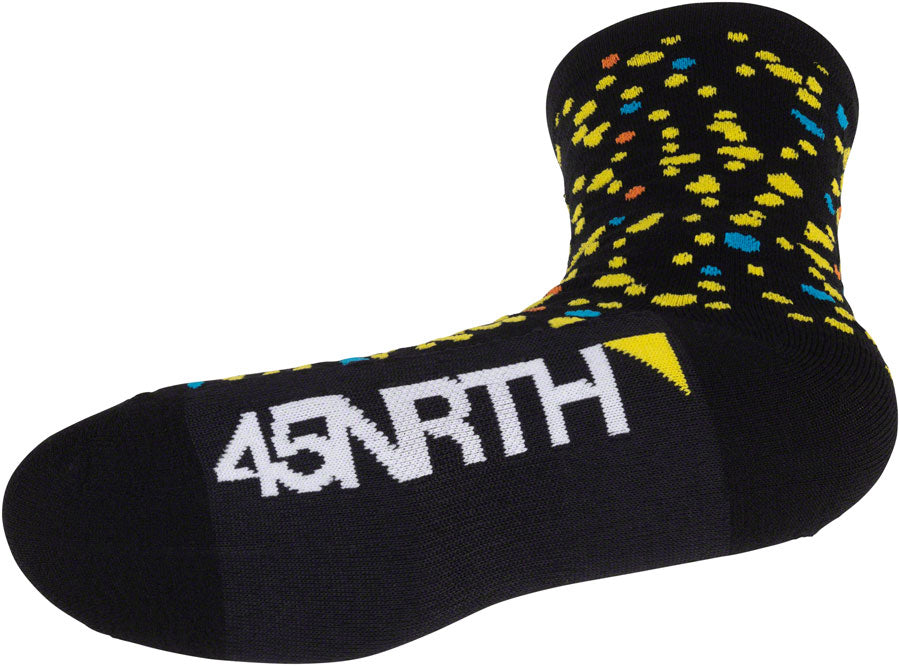 45NRTH Speck Lightweight Wool Socks - Black, Small