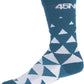 45NRTH Morph Midweight Wool Sock - Teal, Small
