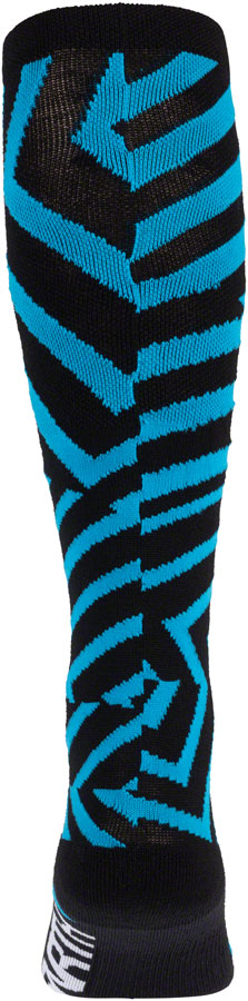 45NRTH Dazzle Midweight Knee Wool Sock, Blue, Large