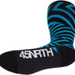 45NRTH Dazzle Midweight Knee Wool Sock - Blue, Small