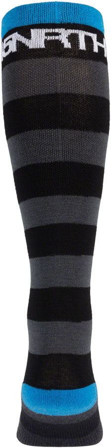 45NRTH Stripe Midweight Knee Wool Sock - Black, Small