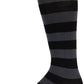 45NRTH Stripe Midweight Knee Wool Sock - Black, Small