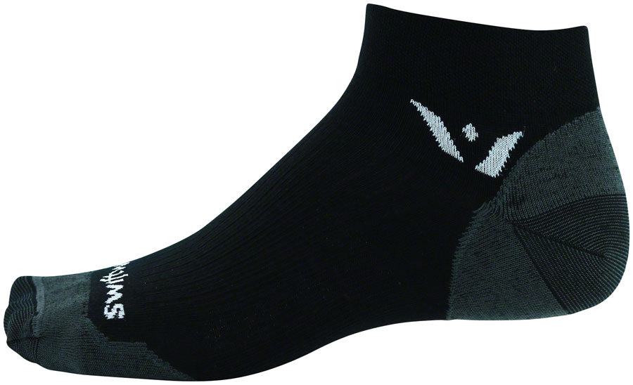 Swiftwick Pursuit One Ultralight Socks - 1 inch, Black, Medium
