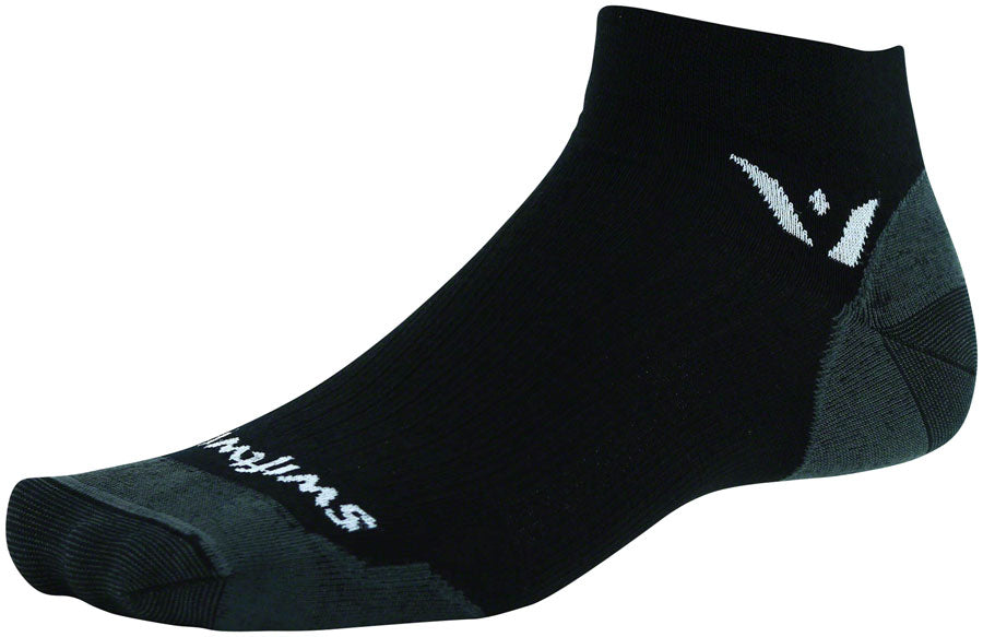 Swiftwick Pursuit One Ultralight Socks - 1 inch, Black, Medium