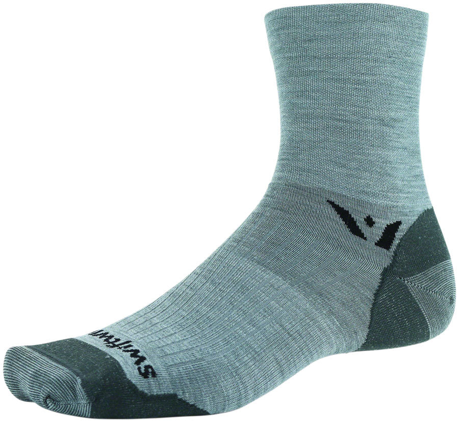 Swiftwick Pursuit Four Ultralight Socks - 4 inch, Heather, Small