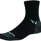 Swiftwick Pursuit Four Ultralight Socks - 4 inch, Black, Medium