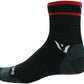 Swiftwick Pursuit Four Ultralight Socks - 4 inch, Coal Red, X-Large
