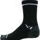 Swiftwick Pursuit Seven Ultralight Socks - 7 inch, Coal Gray, Small