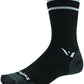 Swiftwick Pursuit Seven Ultralight Socks - 7 inch, Coal Gray, Small