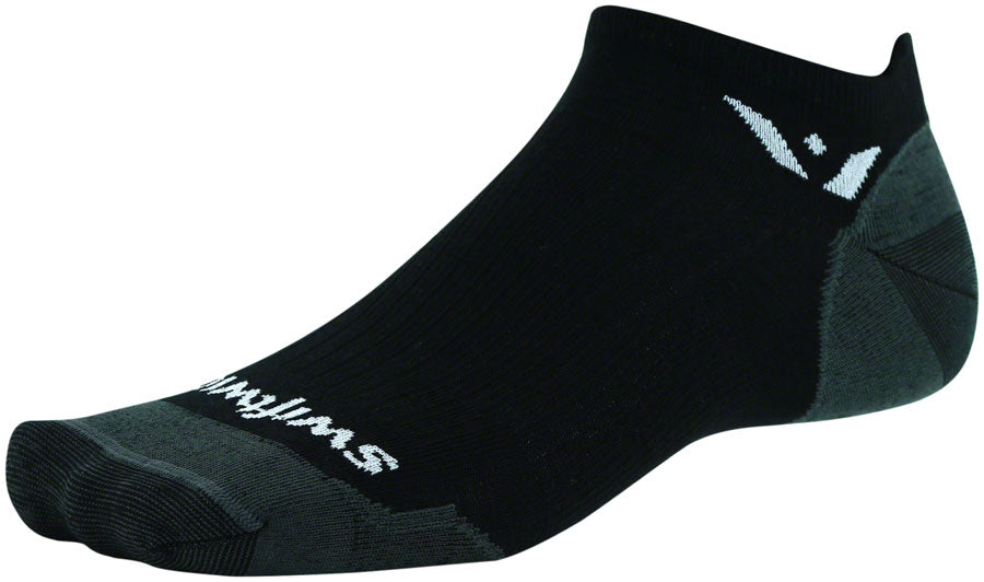 Swiftwick Pursuit Zero Ultralight Socks - No Show, Black, X-Large