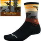 Swiftwick Vision Six Impression National Park Socks - 6 inch, Great Smoky Mountain Bears, XL