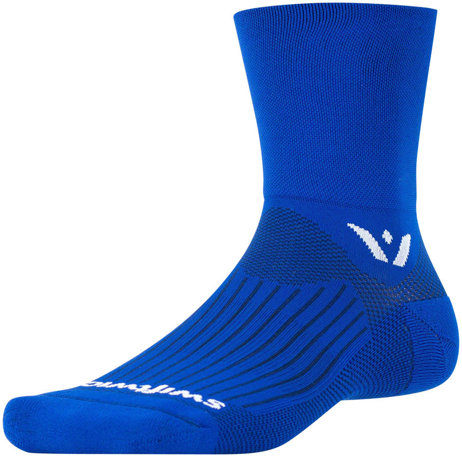 Swiftwick Aspire Four Socks - 4 inch, Cobalt, Medium
