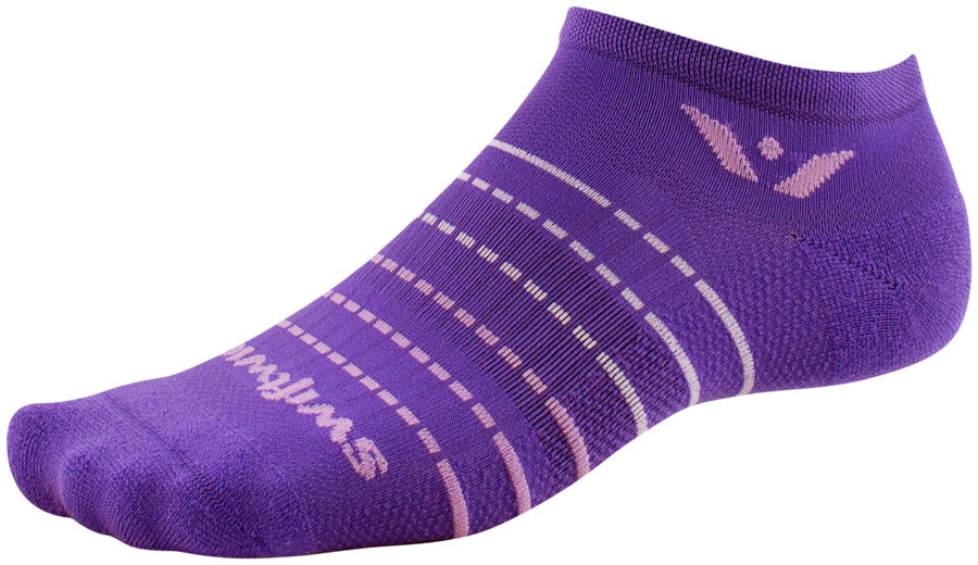 Swiftwick Aspire Zero Socks - No Show, Purple/Pink, Small