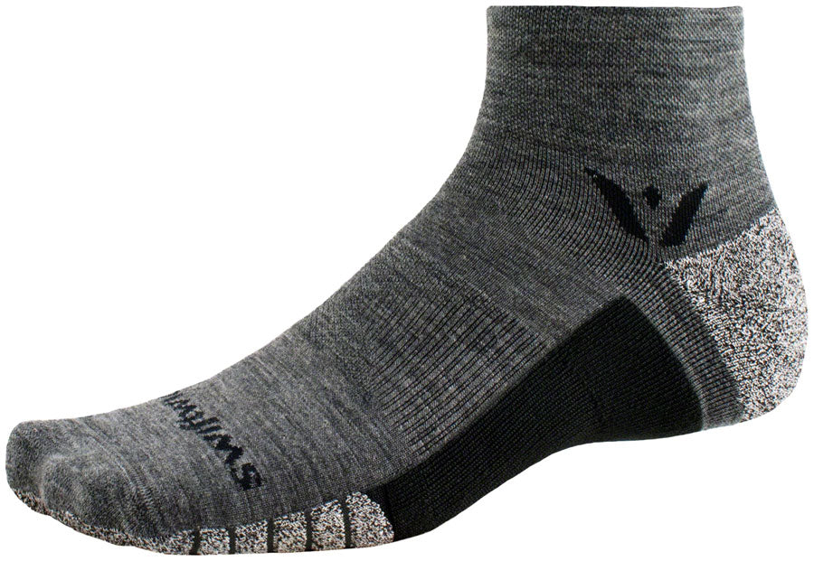 Swiftwick Flite XT Trail Two Socks - 2 inch, Heather, Medium