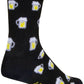 SockGuy SGX Pints Socks - 6 inch, Black, Small/Medium