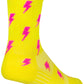 SockGuy SGX Lit Socks - 6 inch, Yellow, Small/Medium
