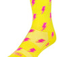 SockGuy SGX Lit Socks - 6 inch, Yellow, Large/X-Large