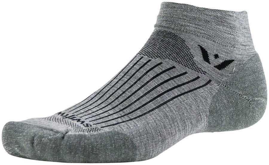 Swiftwick Pursuit One Wool Socks - 1 inch, Heather, Small
