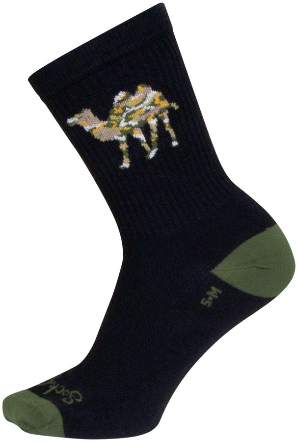 SockGuy CamelFlage Crew Sock - 6", Small/Medium