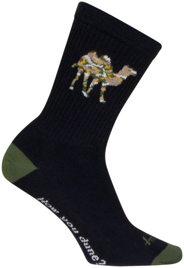 SockGuy CamelFlage Crew Sock - 6", Small/Medium