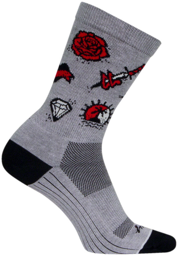 SockGuy Ink Crew Sock - 6", Large/X-Large