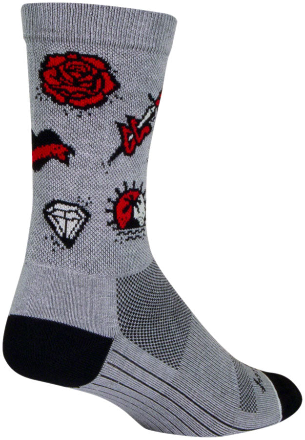 SockGuy Ink Crew Sock - 6", Large/X-Large