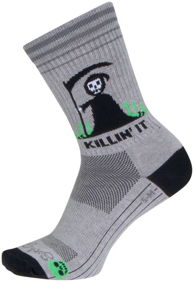 SockGuy Killin' It Crew Sock - 6", Small/Medium