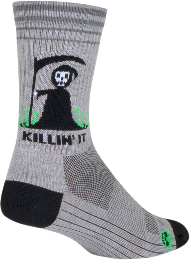 SockGuy Killin' It Crew Sock - 6", Large/X-Large