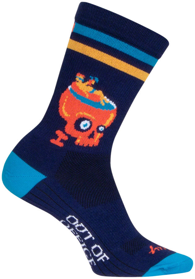 SockGuy Out of Office Crew Sock - 6", Small/Medium