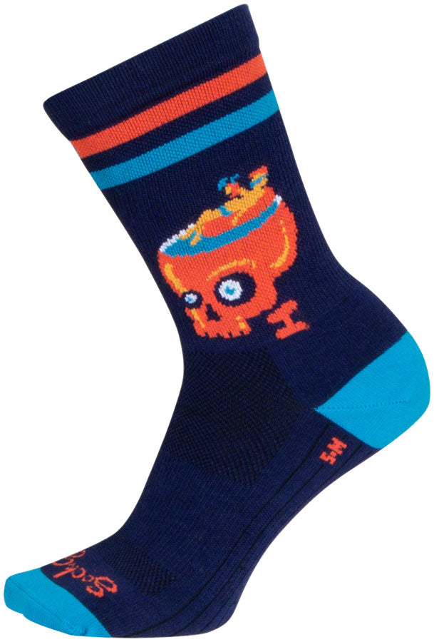 SockGuy Out of Office Crew Sock - 6", Small/Medium