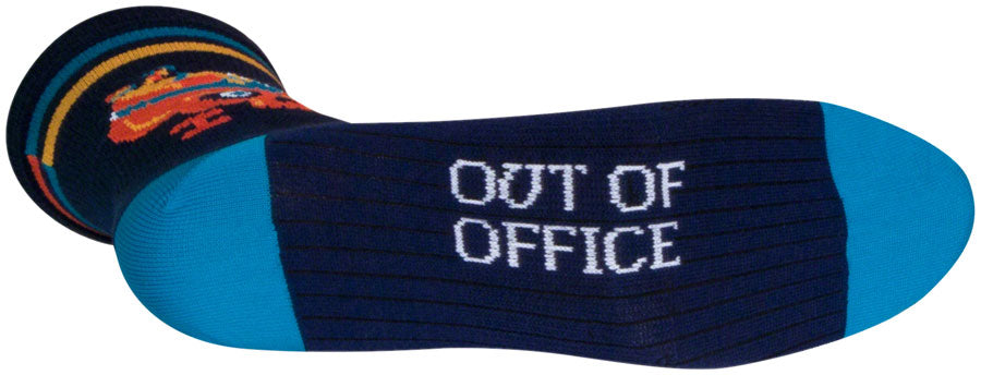 SockGuy Out of Office Crew Sock - 6", Small/Medium